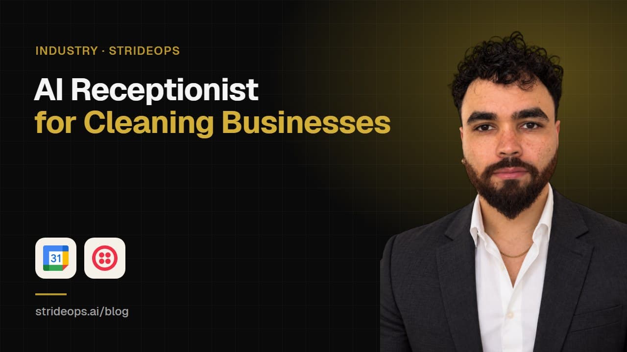 AI Receptionist for Cleaning Business Owners