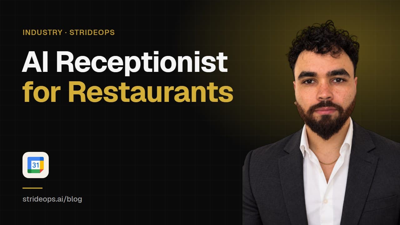 AI Receptionist for Restaurants: Answer the Dinner Rush