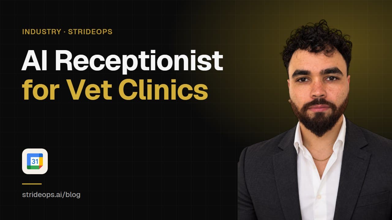 AI Receptionist for Veterinary Clinic Teams