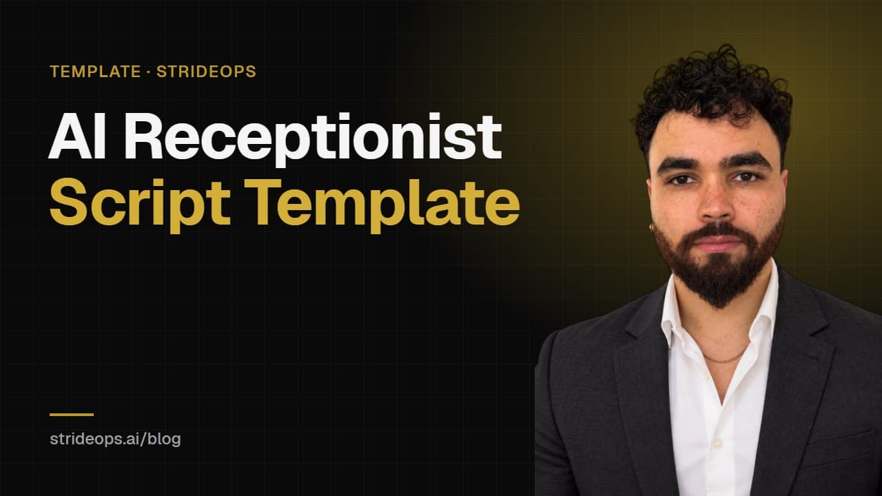 AI Receptionist Script: A Copy-and-Paste Template