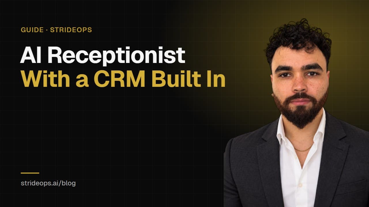 AI Receptionist With CRM: Why the Call Needs a Home
