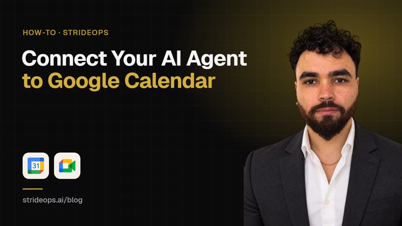 How to Connect an AI Voice Agent to Google Calendar
