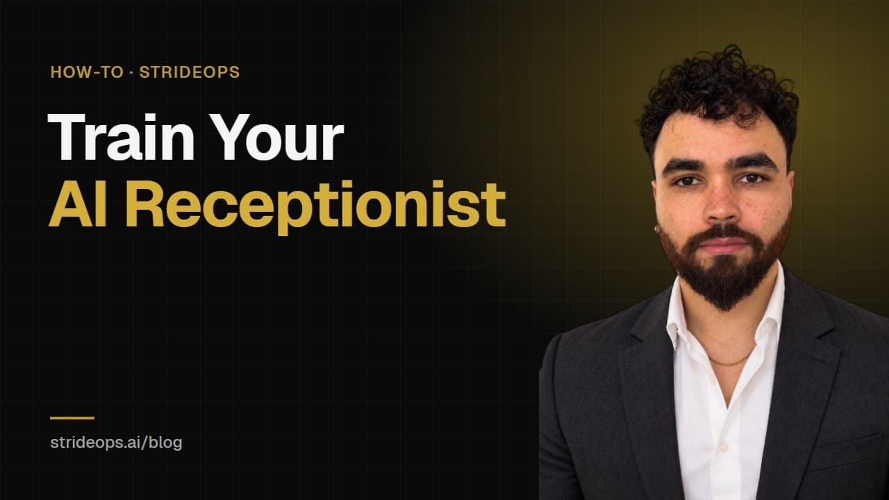 How to Train an AI Receptionist on Your Business